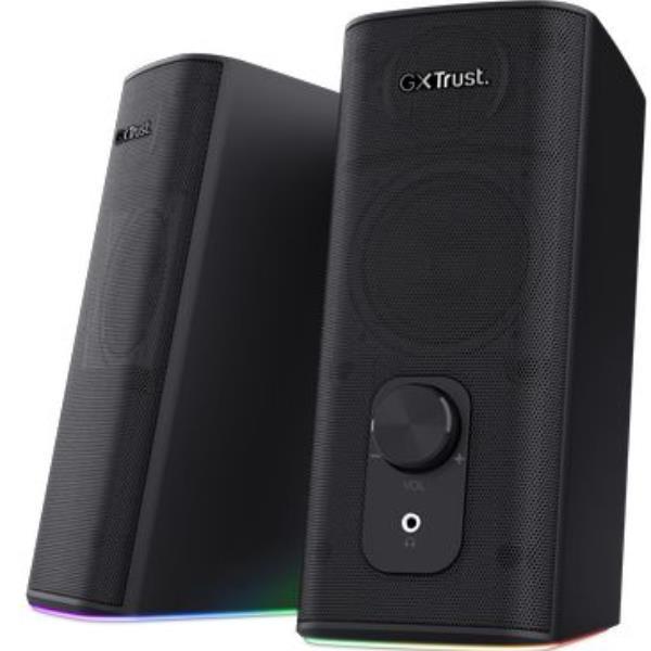 Trust GXT 612 CETIC - Altoparlanti - per PC - canale 2.0 - senza fili - Bluetooth - USB - 10 Watt (Totale) - nero