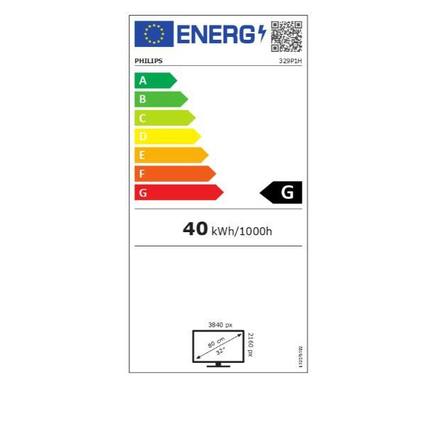 PHILIPS P LINE 329P1H/00 31.5" LED IPS 4K ULTRA HD FORMATO 16:9 CONTRASTO 1.000:1 2xHDMI 1xDISPLAY PORT 4xUSB COLORE NERO GARANZIA ITALIA