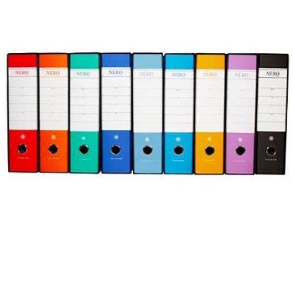 BREFIOCART NERO& REGISTRATORE FORMATO PROTOCOLLO MIGNON 285X350X50 mm ROSSO CONF 18 Pz.