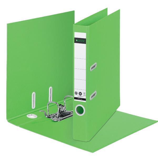 Leitz 180° Recycle - Cartellina con meccanismo a leva - larghezza dorsale 55 mm - per A4 - capacità 350 fogli - verde