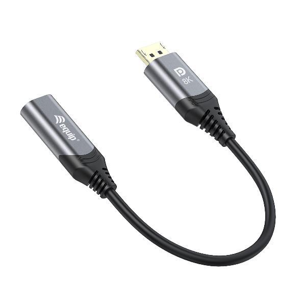 EQUIP ADATTATORE DA DISPLAYPORT 1.4 A HDMI 8K/60Hz