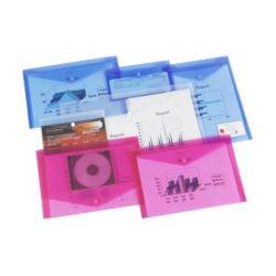 Rexel ICE Popper - Cartelletta portadocumenti - per A5 - trasparente (pacchetto di 5)