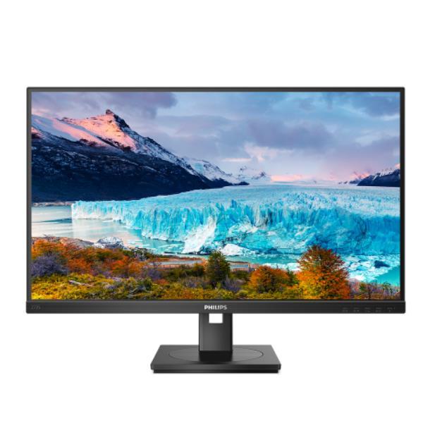 Philips S-line 273S1 - Monitor a LED - 27" - 1920 x 1080 Full HD (1080p) @ 75 Hz - IPS - 300 cd/m² - 1000:1 - 4 ms - HDMI, DisplayPort, USB-C - altoparlanti - nero