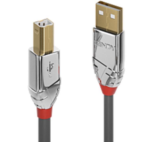 LINDY CAVO USB 2.0 A/B CROMO LINE, 0.5M