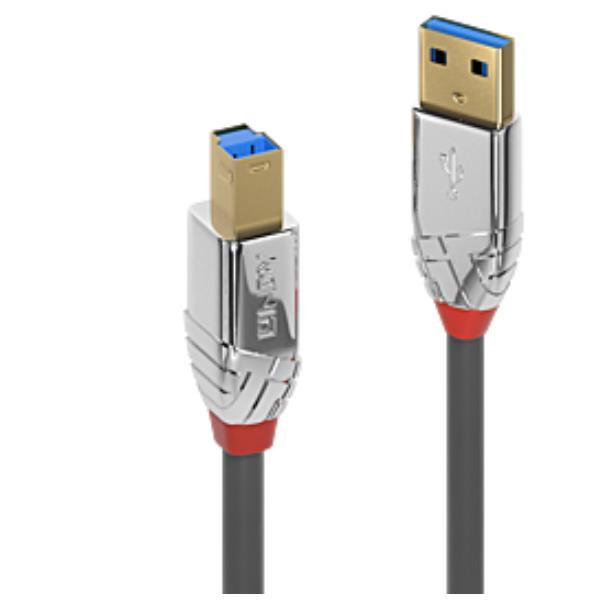 LINDY CAVO USB 3.2 TIPO A A B CROMO 3M