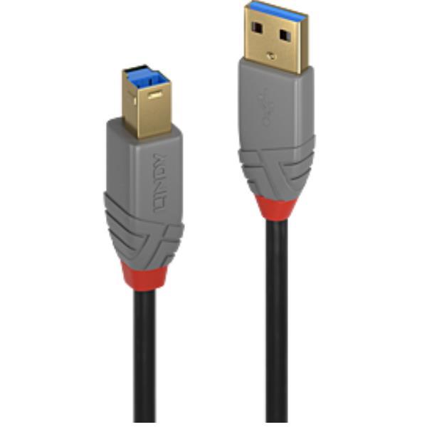 LINDY CAVO 0,5M USB 3.1 GEN1A/B, ANTHRA