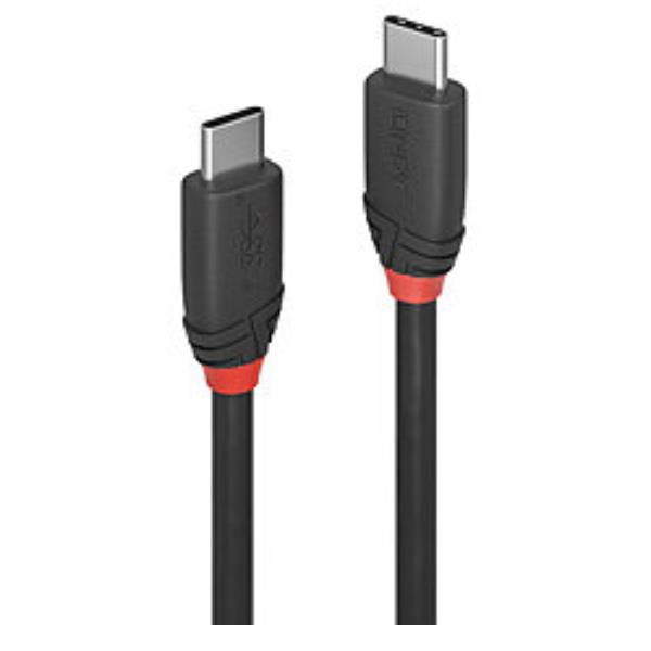 LINDY CAVO USB 3.1 TIPO C/C BLACK , 0.5M