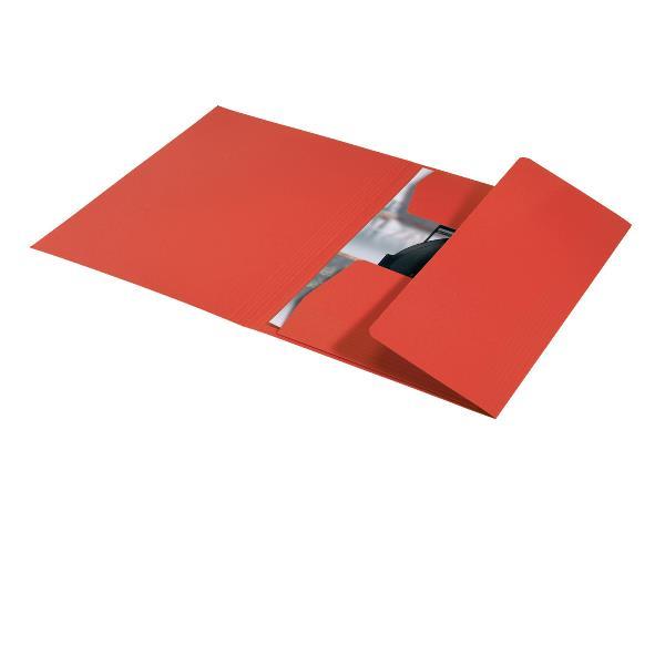 Leitz Recycle Cartelline a 3 Lembi Rosso