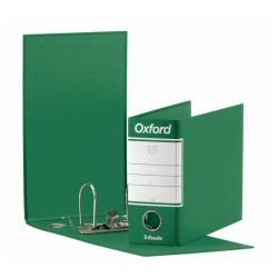 Esselte Oxford G81 - Cartellina con meccanismo a leva - larghezza dorsale 80 mm - per 230 x 180 mm - capacità 500 fogli - verde