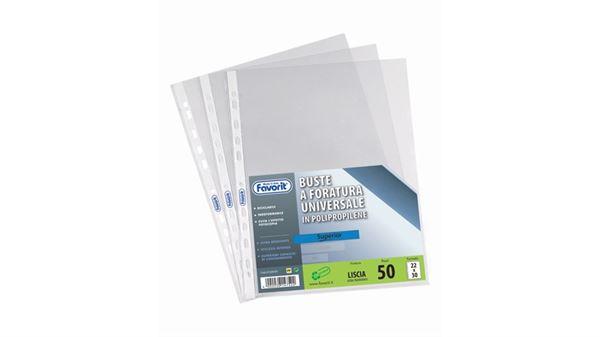 Favorit SUPERIOR - Busta trasparente - per 420 x 300 mm - trasparente (pacchetto di 10)