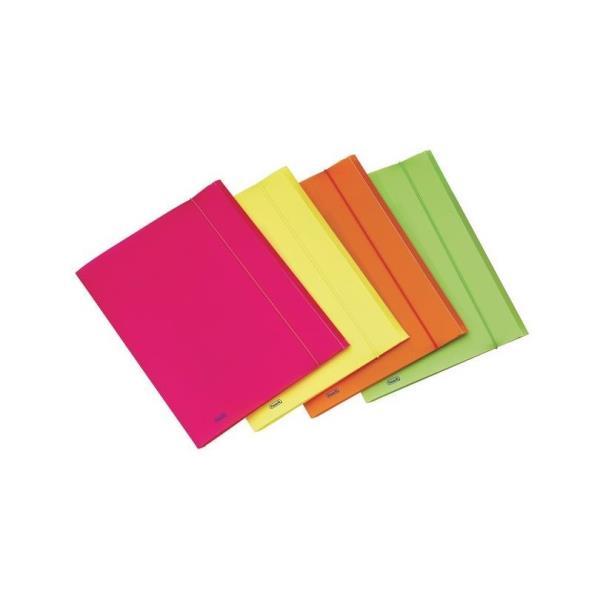 Favorit NEON - Cartelletta a 3 lembi - larghezza dorsale 10 mm - per 240 x 330 mm - verde