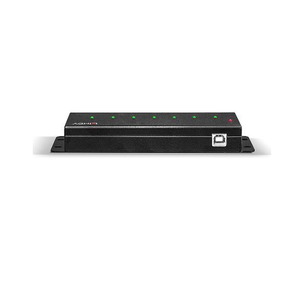 Lindy Industrial USB 2.0 Hub - Hub - 7 x USB 2.0 - desktop