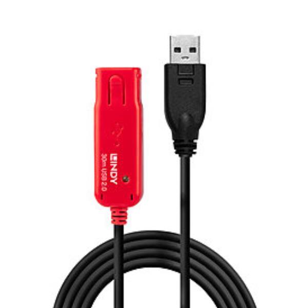 LINDY PROLUNGA ATTIVA USB 2.0, 30M