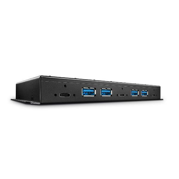 LINDY HUB USB 3.1 G2 IN METALLO, 7 PORTE