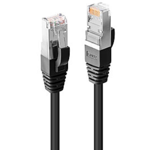 Lindy Premium - Cavo patch - RJ-45 (M) a RJ-45 (M) - 10 m - doppino rivestito schermato (SSTP) - CAT 6 - senza alogeni, antiaggrovigliamento - nero