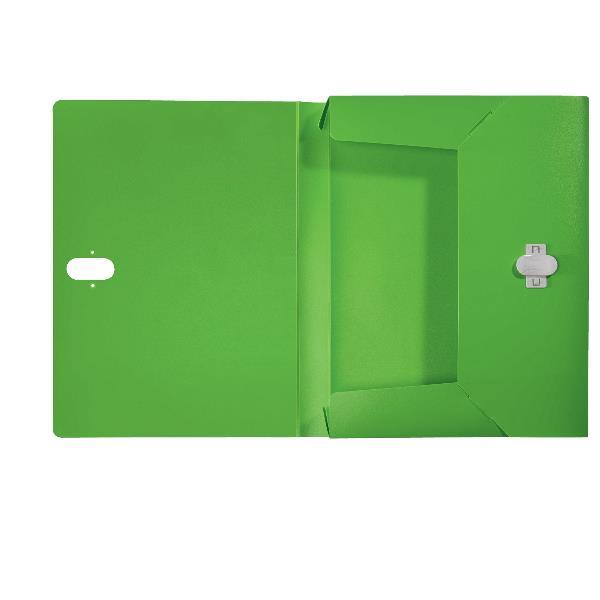 Leitz Recycle - Cartella a scatola - larghezza dorsale 38 mm - per A4 - capacità 250 fogli - verde