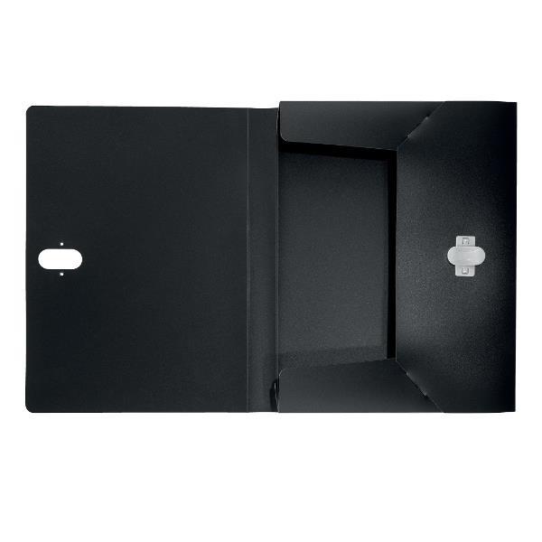 Leitz - Cartella a scatola - larghezza dorsale 38 mm - per A4 - capacità 250 fogli - nero