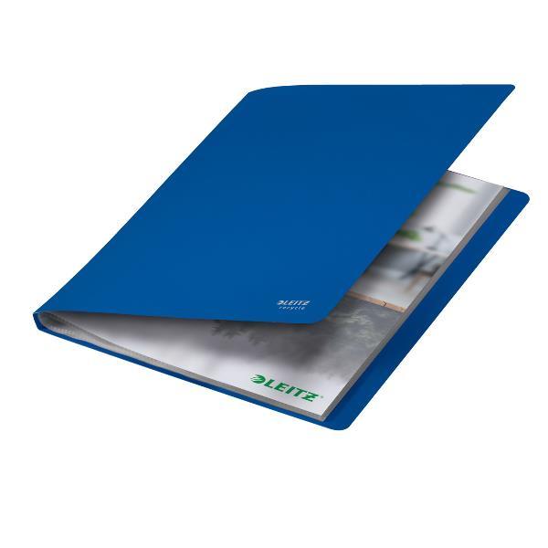 Leitz Recycle - Porta listini - 20 compartimenti - 40 viste - larghezza dorsale 16 mm - per A4 - capacità 40 fogli - blu
