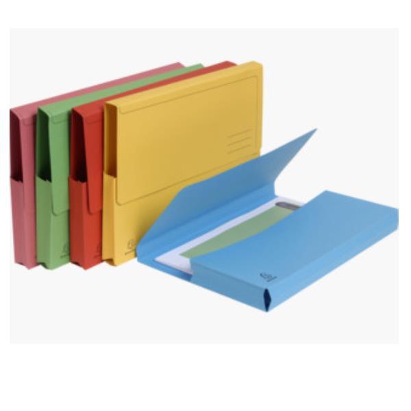 Exacompta Forever - Cartelletta portadocumenti - per A4 - capacità 200 fogli - colori assortiti (pacchetto di 5)