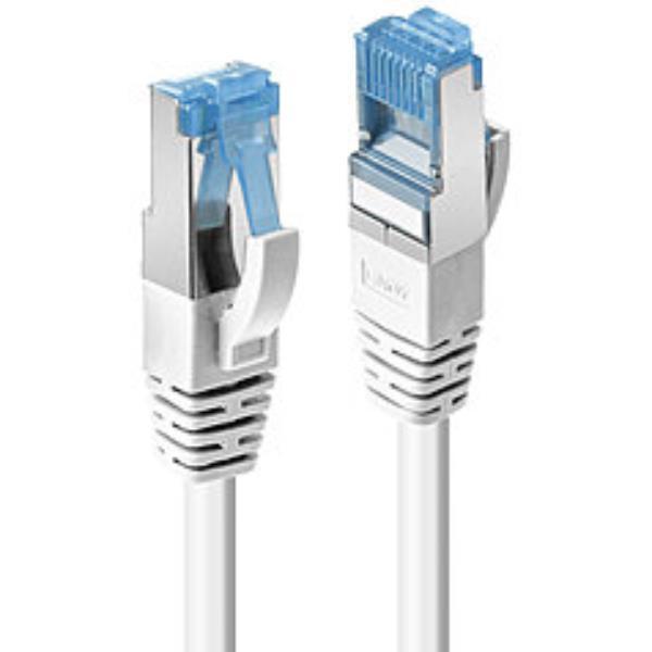 Lindy - Cavo patch - RJ-45 (M) a RJ-45 (M) - 1.5 m - SFTP, PiMF - CAT 6a - senza alogeni, antiaggrovigliamento - bianco