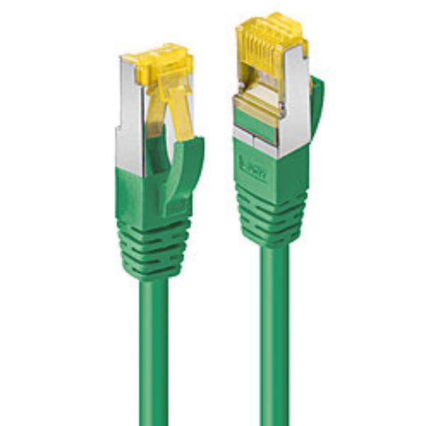 LINDY 1.5M RJ45 S/FTP LSZH CABLE, GREEN