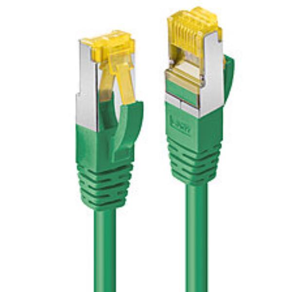 LINDY 1M RJ45 S/FTP LSZH CABLE, GREEN