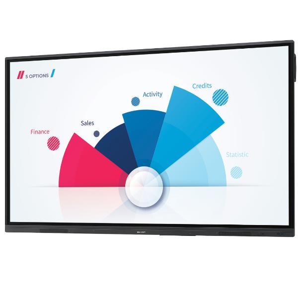 Sharp PN-L752B - 75" Categoria diagonale L2B Series Display LCD retroilluminato a LED - segnaletica digitale - con touch screen (multi touch) - 4K UHD (2160p) 3840 x 2160 - Direct LED