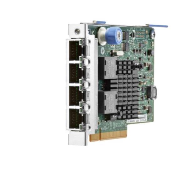 HPE 366FLR - Adattatore di rete - PCIe 2.1 x4 - Gigabit Ethernet x 4 - per ProLiant DL360 Gen10, DL388p Gen8
