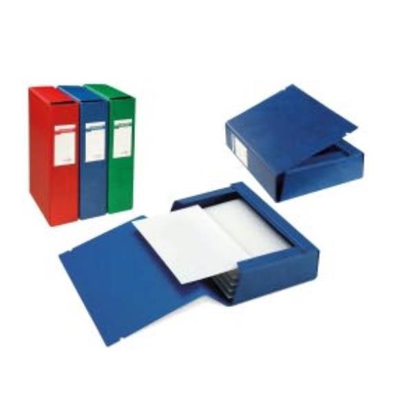 SEI ARCHIVIO 3L - Cartella a scatola - larghezza dorsale 120 mm - per 250 x 350 mm - rosso
