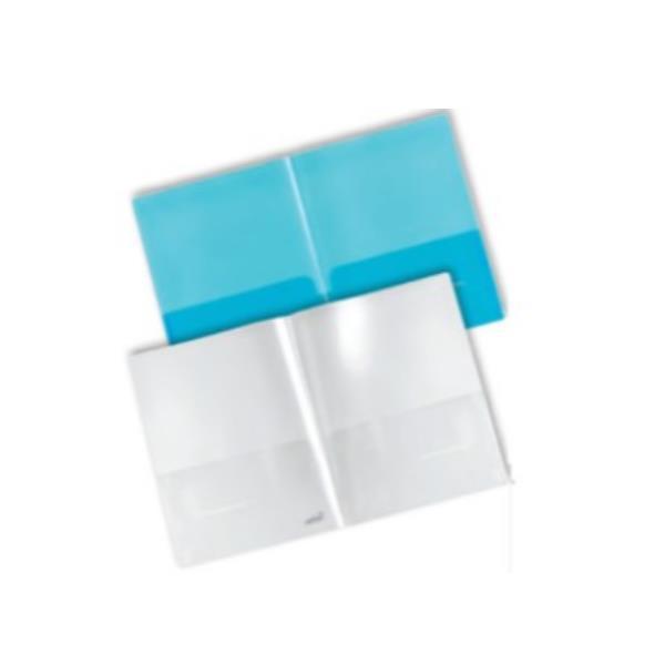 PLASTIDEA CARTELLINA IN PP 304X238 mm DOPPIA TASCA …