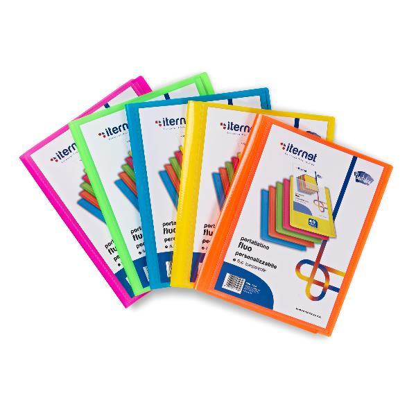PLASTIDEA FLUO PORTALISTINO IN PP 320X240 mm 60 BUSTE COLORI ASSORTITI