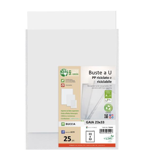 SEI ROTA CF25 BUSTE GAIA 230X330 PP BUCCIA