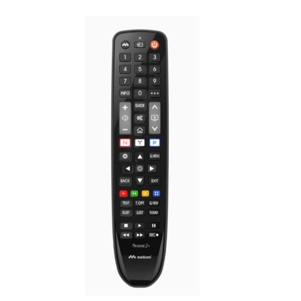 Meliconi GumBody Personal 2+ - Telecomando - infrarosso - nero