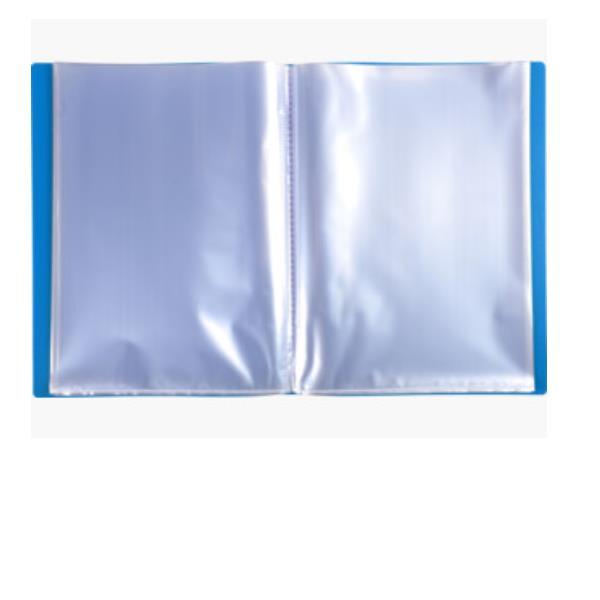 Exacompta - Porta listini - 100 compartimenti - per A4 - blu opaco