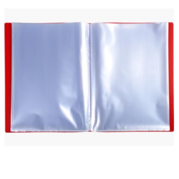 Exacompta - Porta listini - 100 compartimenti - per A4 - capacità 200 fogli - rosso