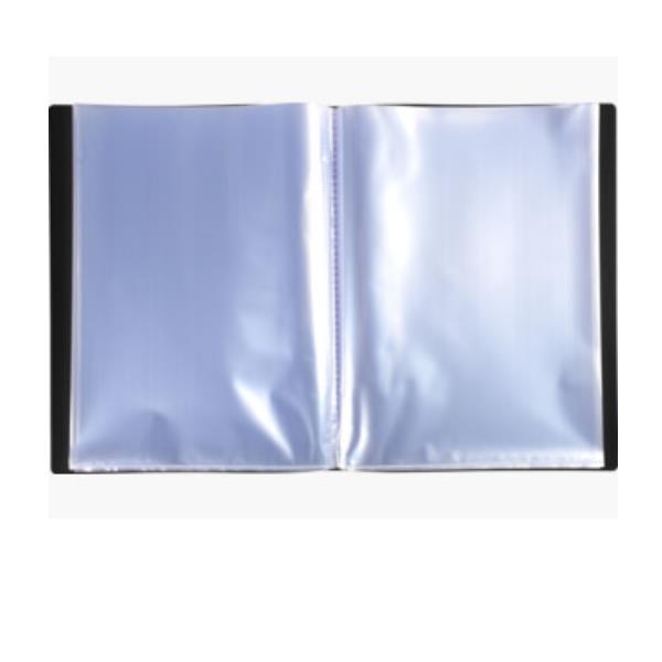 Exacompta - Porta listini - 50 compartimenti - per A4 - capacità 50 buste - nero (pacchetto di 8)