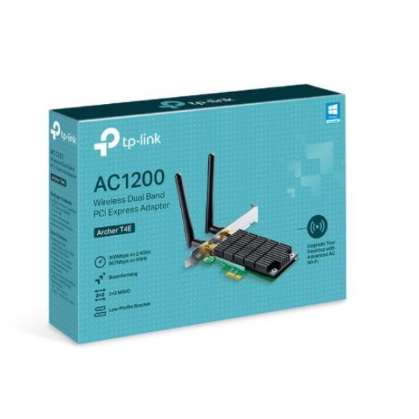 TP-Link Archer T4E - Adattatore di rete - PCIe profilo basso - 802.11ac