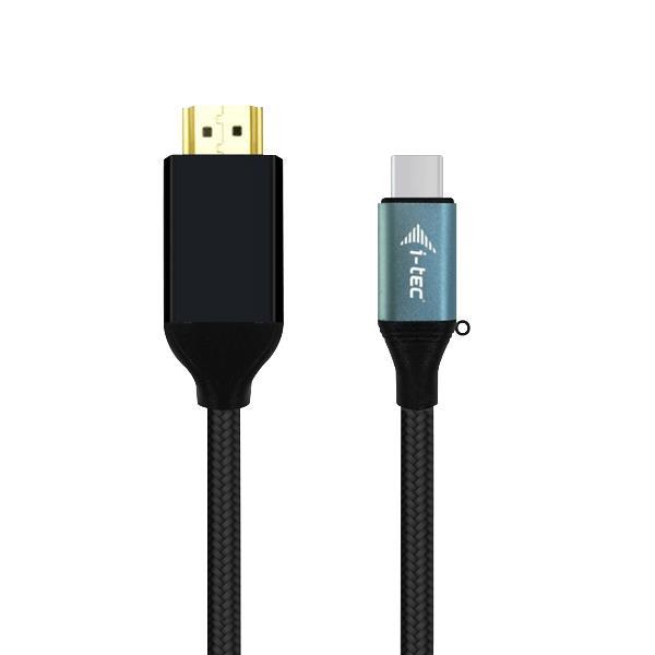 i-Tec - Cavo audio / video - USB-C maschio a HDMI maschio - 1.5 m - supporto 4K