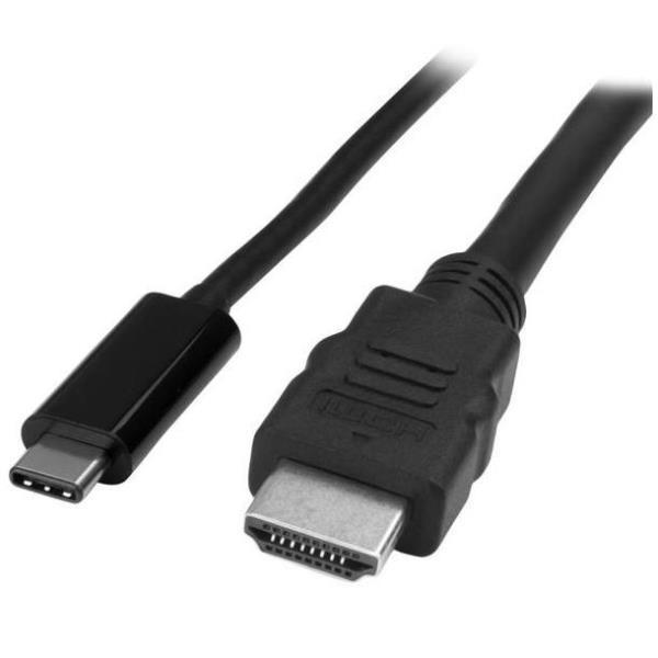 StarTech.com Cavo Adattatore USB-C a HDMI da 1m - 4k a 30Hz - Cavo Convertitore da USB-C a HDMI per PC con USB Tipo-C - Adattatore video esterno - USB-C - HDMI - per P/N: TB33A1C