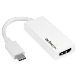 StarTech.com Adattatore video USB-C a HDMI - M/F - Ultra HD 4K - Bianco - Adattatore video esterno - USB-C - HDMI - bianco - per P/N: TB3DK2DPPD, TB3DK2DPPDUE, TB3DK2DPW, TB3DK2DPWUE, TB3DKDPMAW, TB3DKDPMAWUE