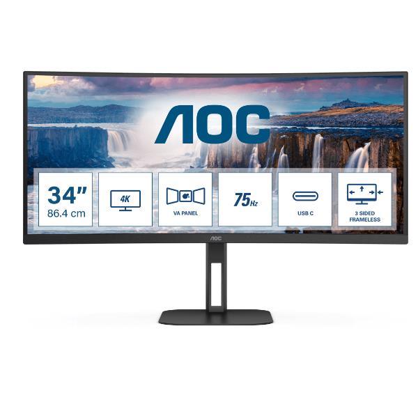 monitor 34 - 21:9 Value curvo 3440x1440 100Hz VA 300cd curvo