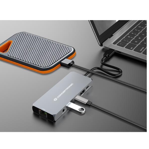 Conceptronic DONN22G, Cablato, USB 3.2 Gen 2 (3.1 …