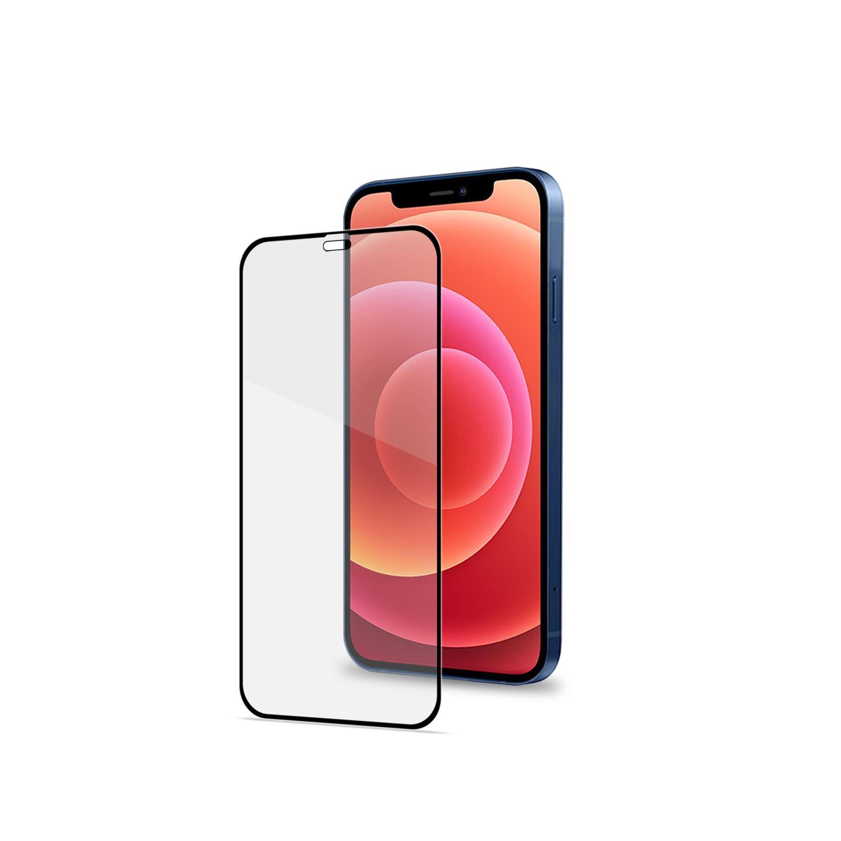 Celly Full Glass - Protezione per schermo per telefono cellulare - vetro - colore telaio nero - per Apple iPhone 12 mini