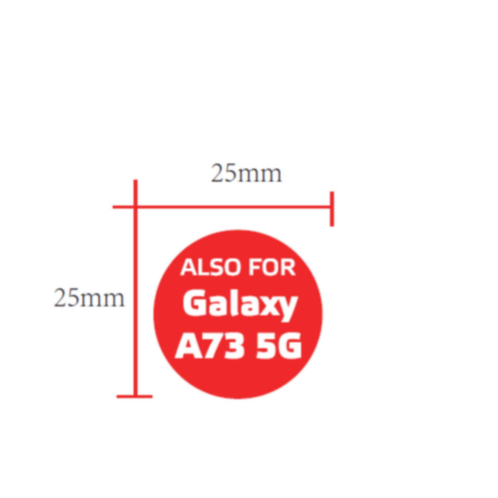 Celly Full Glass - Protezione per schermo per telefono cellulare - vetro - colore telaio nero - per Samsung Galaxy A72