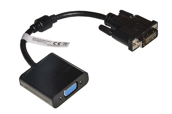 NILOX ADATTATORE VIDEO DVI-D 24+1 MASCHIO / VGA 15 POLI FEMMINA