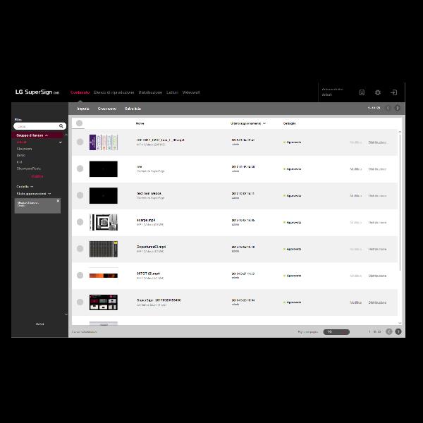 LG LICENZE SOFTWARE SUPERSIGN CMS