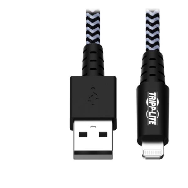 Tripp Lite Heavy Duty Lightning to USB Sync / Charge Cable Apple iPhone iPad 3ft - Cavo Lightning - USB maschio a Lightning maschio - 90 cm - nero, bianco