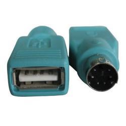 Nilox - Adattatore mouse - PS/2 (M) a USB (F) - verde