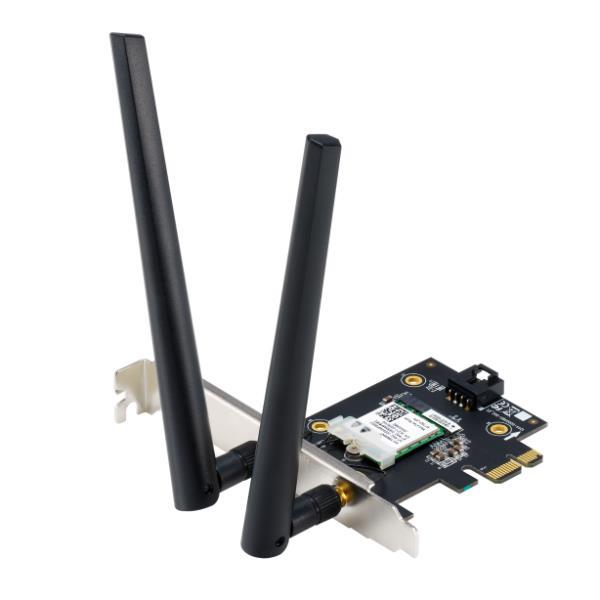 ASUS PCE-AX1800 - Adattatore di rete - PCIe - 802.11a, 802.11b/g/n, 802.11ax (Wi-Fi 6), Bluetooth 5.2