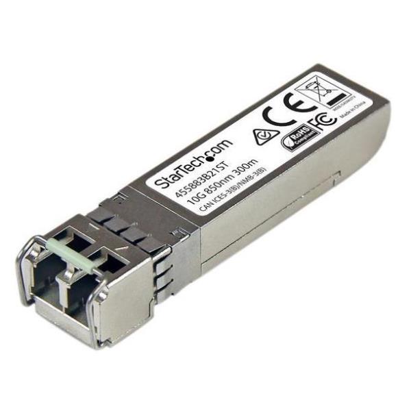 StarTech.com Scheda di rete in fibra ottica ad 1 porta 10G SFP+ PCIe - Intel Chip - M/M - Adattatore di rete - PCIe x8 - 10 GigE - 10GBase-SR - nero - con 10GBase-SR SFP + modulo ricetrasmettitore - per P/N: BNDTB10GI, BNDTB210GSFP, BNDTB310GNDP, BNDTB410
